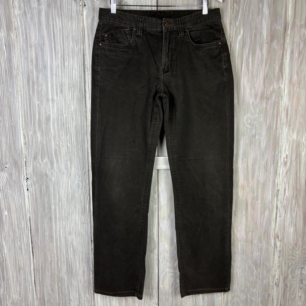Tommy Bahama Standard Fit Jeans Dark Gray Mens‎ Size 33x32 Cotton Blend Stretch